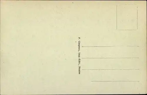 Ak Nantes Loire Atlantique, Entree du Quai de la Fosse, Maison des Tourelles