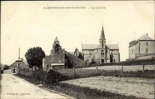 Ak Saint Antoine des Hauts Buttes Ardennes, Vue Generale