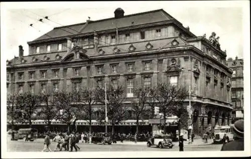 Ak Rouen Seine Maritime, Theatre des Arts et Café Victor