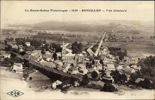 Ak Ronchamp Haute Saône, Vue Generale