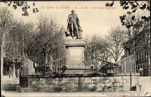 Ak Albi Tarn, Statue de La Pérouse
