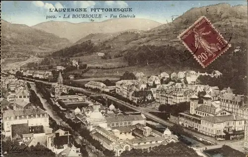 Ak La Bourboule Puy-de-Dôme, Vue generale