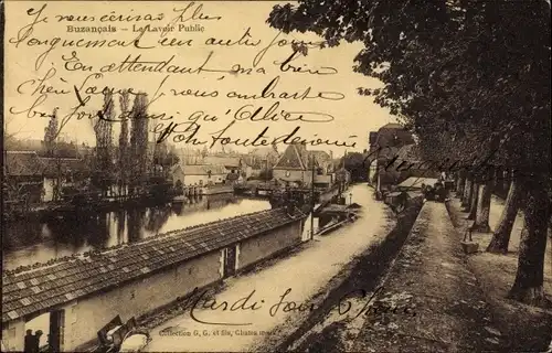 Ak Buzançais Indre, Le Lavoir Public