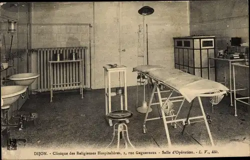 Ak Dijon Côte d'Or, Clinique des Religieuses Hospitalieres, Salle d'Operation