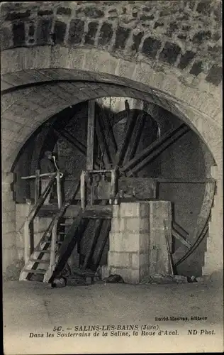 Ak Salins les Bains Jura, Dans les Souterrains de la Saline, la Roue d'Aval
