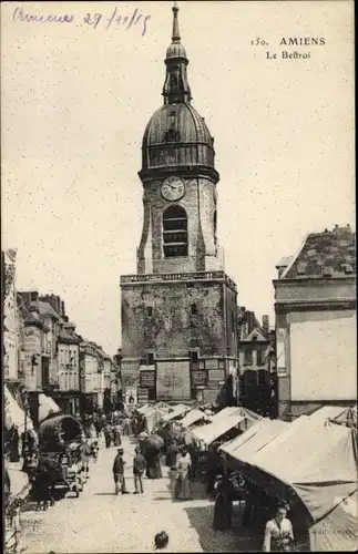 Ak Amiens Somme, Le Beffroi