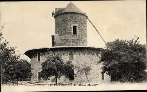 Ak Ploermel Morbihan, Le Moulin Malakoff