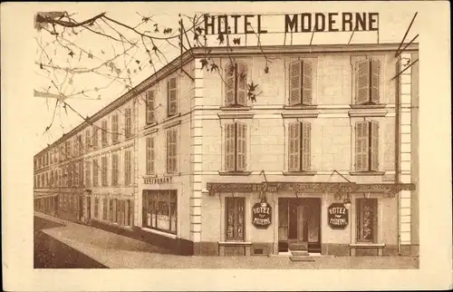 Ak Aix en Provence Bouches du Rhône, Hotel Moderne