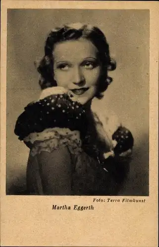 Ak Schauspielerin Martha Eggerth, Portrait