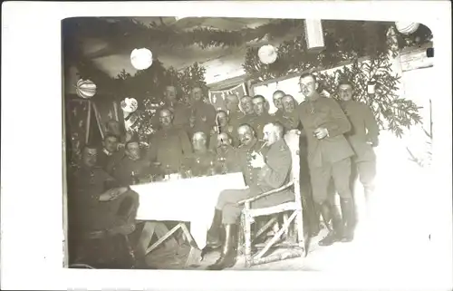 Foto Ak Rogatschi b. Baranawitschy Baranowitschi Weißrussland, Inf. Regt. 219, Ostern 1916