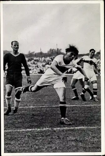 Sammelbild Olympia 1936, Handballspiel Deutschland Österreich