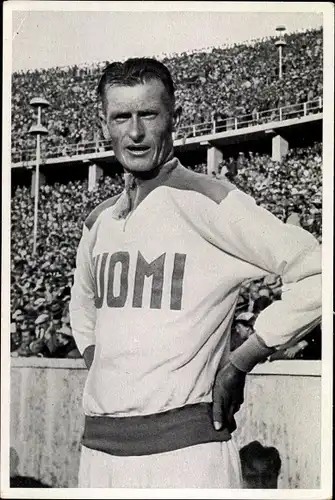 Sammelbild Olympia 1936, Finnischer Läufer Ilmari Salminen