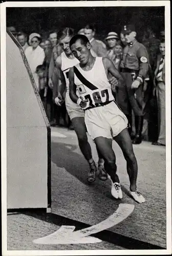 Sammelbild Olympia 1936, Marathonläufer