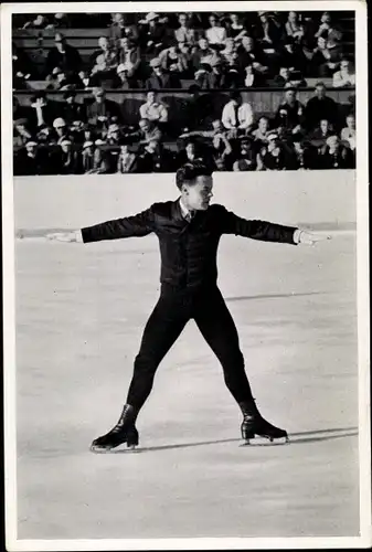 Sammelbild Olympia 1936, Eiskunstläufer Felix Kaspar