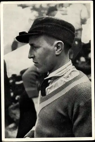 Sammelbild Olympia 1936, Schwedischer Skifahrer Sixten Emanuel Johansson