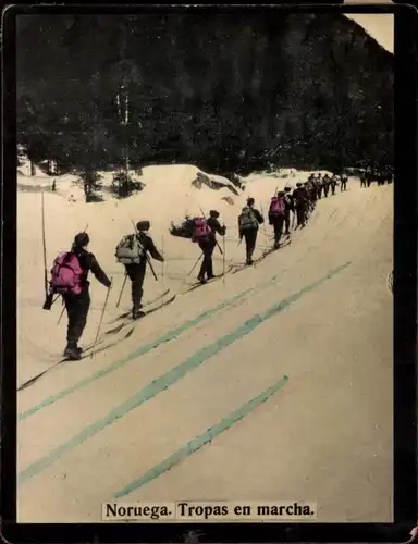 Foto Norwegen, Tropas en marcha, Skiläufer