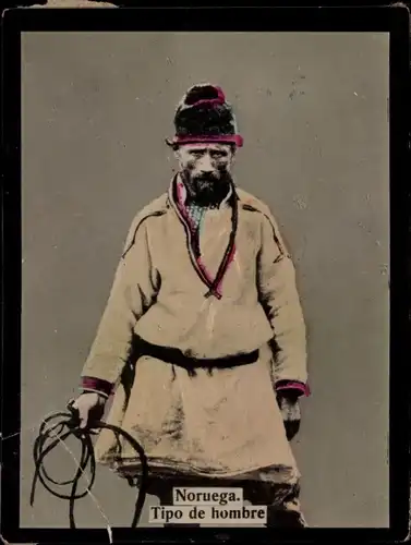 Foto Norwegen, Tipo de Hombre, Mann in Volkstracht
