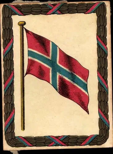Foto Norwegen, Bandera de la Nacion, Landesflagge