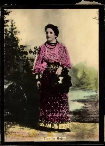 Foto Rumänien, Tipo de Mujer, Frau in Volkstracht