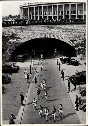 Sammelbild Olympia 1936, Marathonlauf