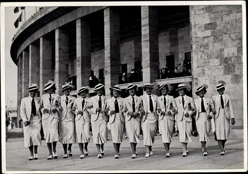 Sammelbild Olympia 1936, Ungarische Leichtathletinnen