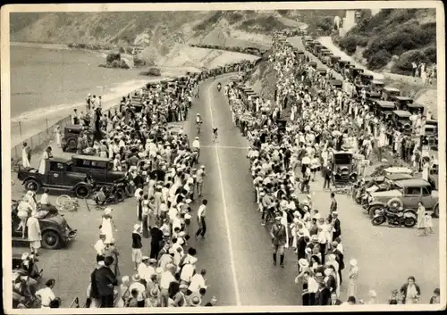 Sammelbild Olympia 1932, 100km Straßenrennen