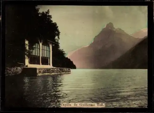 Foto Kanton Uri Schweiz, Tellskapelle am Vierwaldstättersee, Capilla de Guillermo Tell