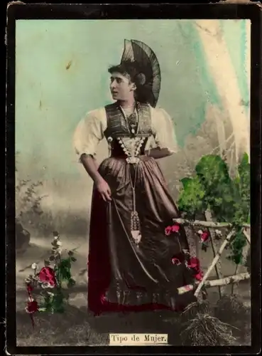 Foto Schweiz, Tipo de Mujer, Frau in Tracht