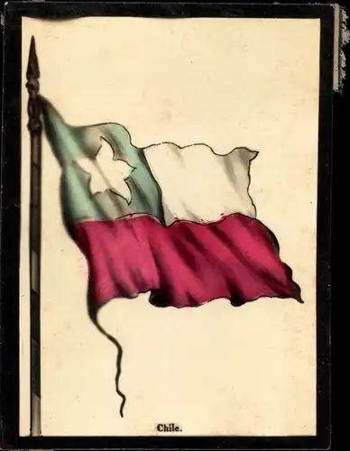 Foto Chile, Bandera de la Nacion, Landesflagge
