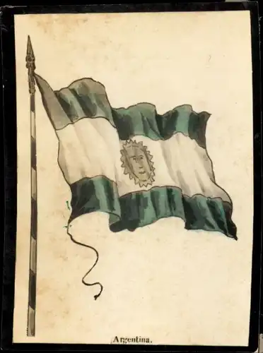 Foto Argentina, Bandera de la Nación, Flagge
