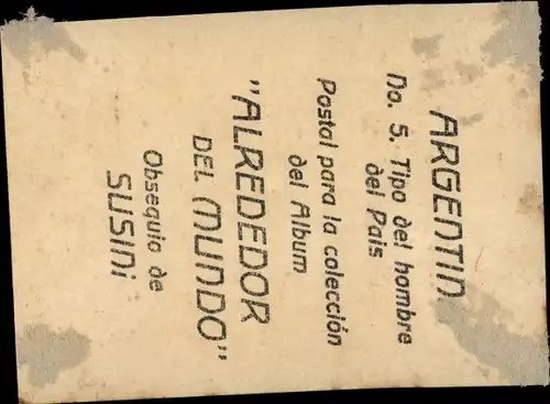 Foto Argentina, Tipo de Hombre