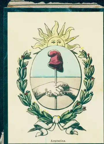 Foto Argentina, Argentinien, Escudo de la Nación, Wappen
