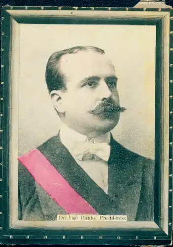 Foto Peru, Dr. José Pardo, Presidente