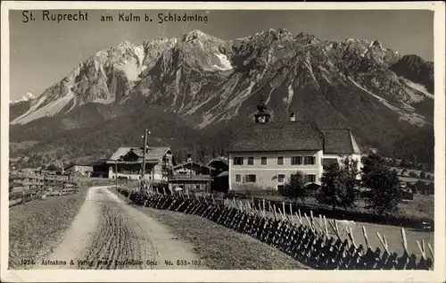 Ak Sankt Ruprecht Steiermark, Ortsansicht, Kulm