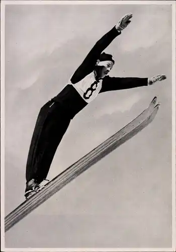 Sammelbild Olympia 1936, Skispringer Birger Ruud
