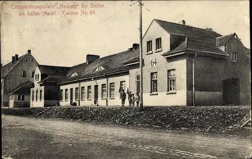 Ak Stetten am kalten Markt, Lager Heuberg, Truppenübungsplatz, Kantine No. 64