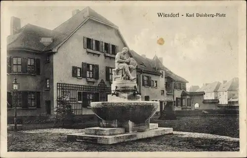 Ak Wiesdorf Leverkusen im Rheinland, Karl Duisberg Platz