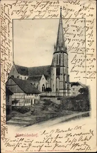 Ak Markoldendorf Dassel in Niedersachsen, Kirche