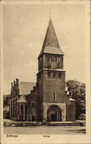 Ak Schnega im Wendland, Kirche