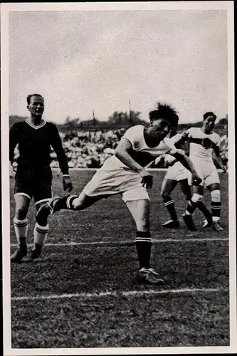 Sammelbild Olympia 1936, Handballspiel Deutschland Österreich