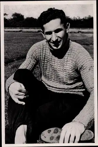 Sammelbild Olympia 1936, Leichtathlet Wilhelm Leichum