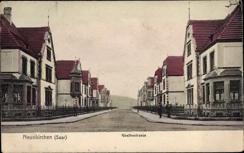 Ak Neunkirchen im Saarland, Goethestraße
