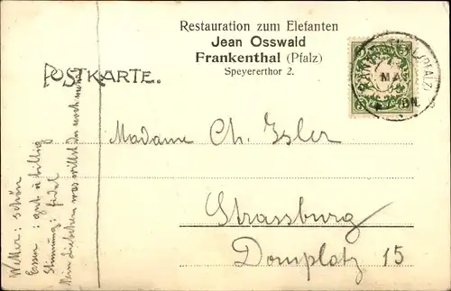 Ak Frankenthal in der Pfalz, Neumayer Ring