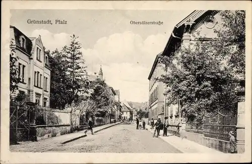 Ak Grünstadt in der Pfalz, Obersülzerstraße