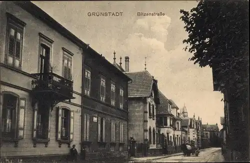 Ak Grünstadt in der Pfalz, Bitzenstraße