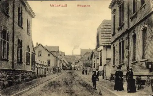 Ak Grünstadt in der Pfalz, Ringgasse