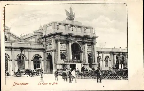 Ak Bruxelles Brüssel, Gare du Midi