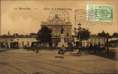 Ak Bruxelles Brüssel, Gare du Luxembourg