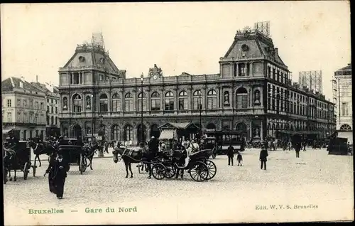 Ak Bruxelles Brüssel, Gare du Nord