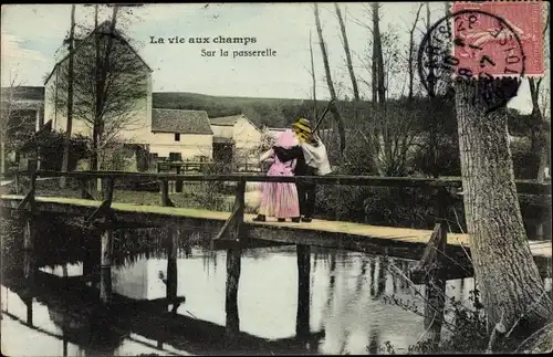 Ak La vie aux champs, Sur la passerelle